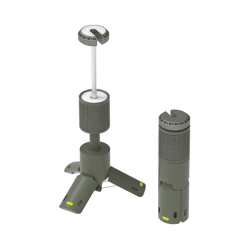 Illuminate Your Adventures with the Outdoor Telescopic Camping Lantern Campsite Tripod Lamp